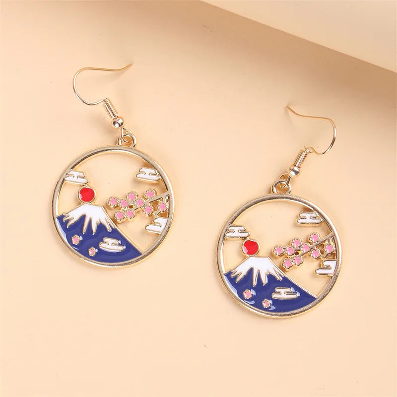 1 Pair Cute Kitten Drop Hook Earrings