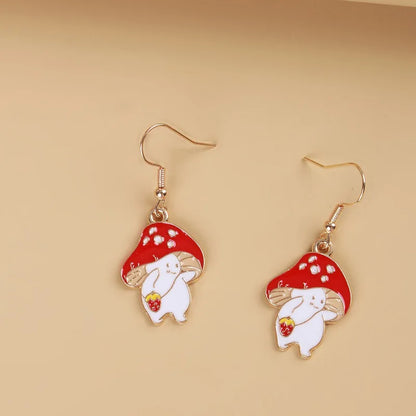 1 Pair Cute Kitten Drop Hook Earrings