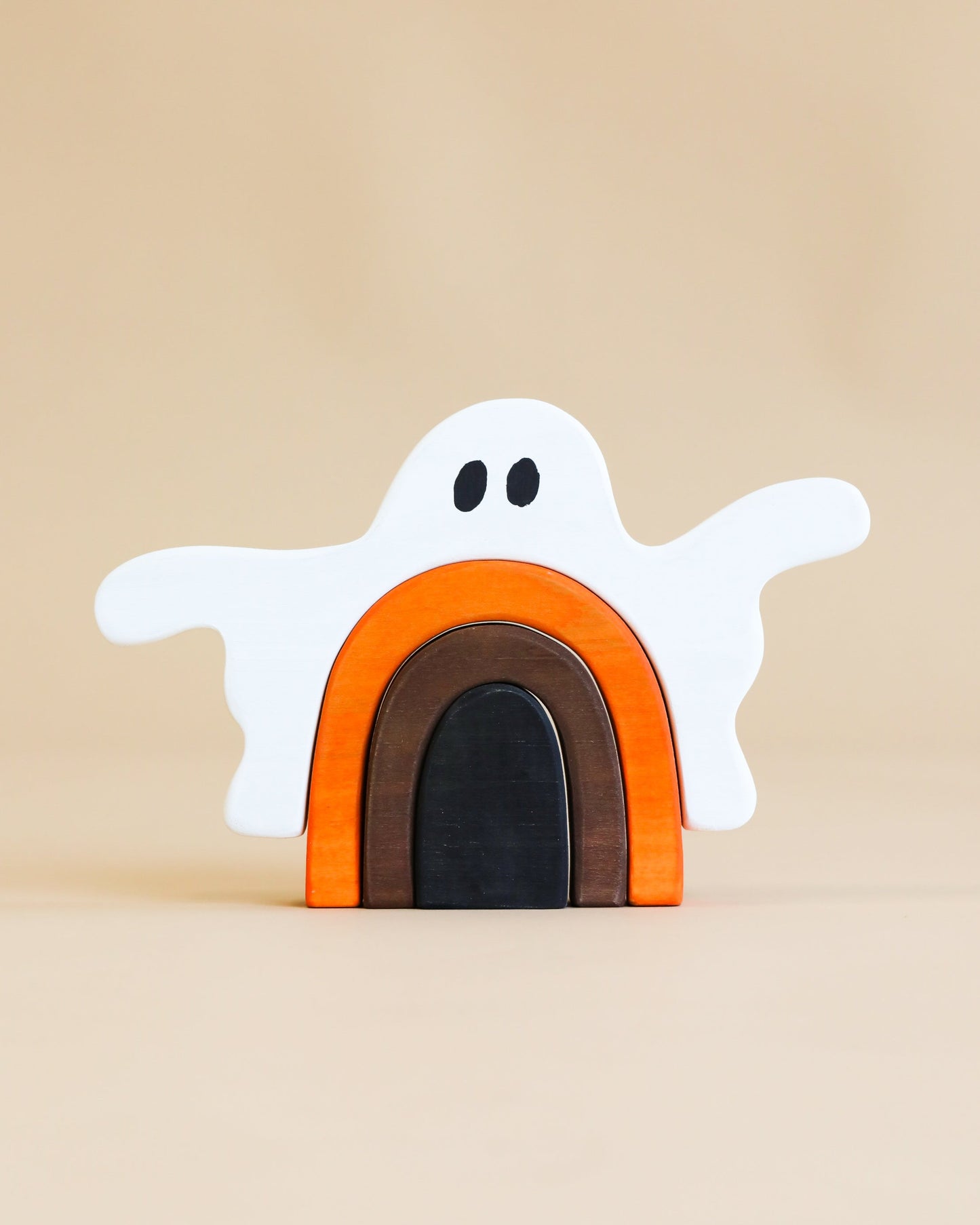 Handmade Wooden Ghost Stacker