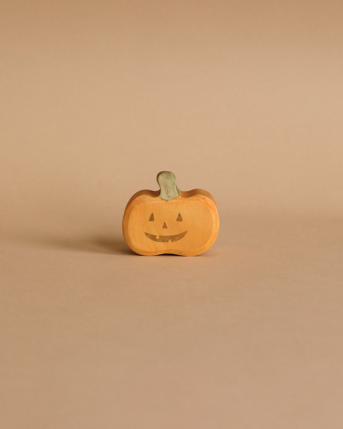Handmade Wooden Happy Jack-O-Lantern By Eric & Albert