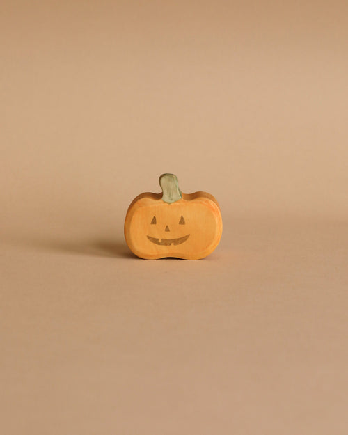 Handmade Wooden Happy Jack-O-Lantern By Eric & Albert