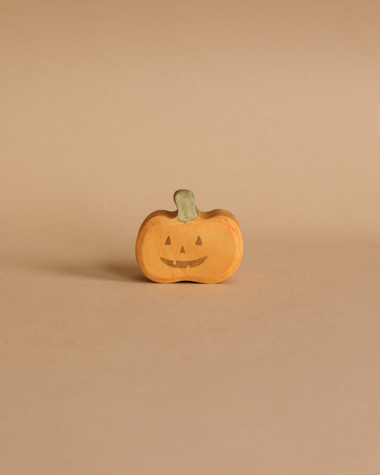 Handmade Wooden Happy Jack-O-Lantern By Eric & Albert